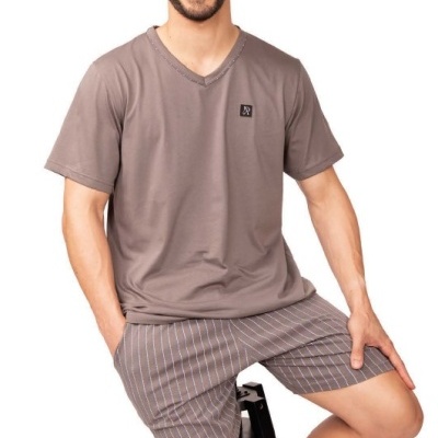 Pijama de homem calção refª26415 - R&A (verão 2026)