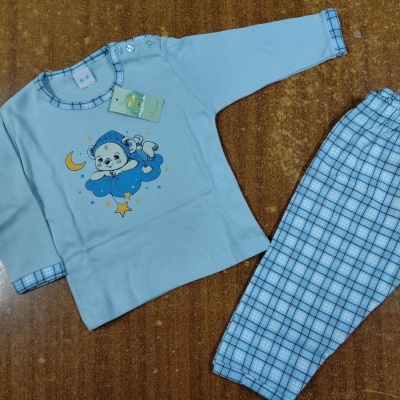 Pijama bebé 100% algodão cardado - refª 5370 - Desana (inverno 2025)