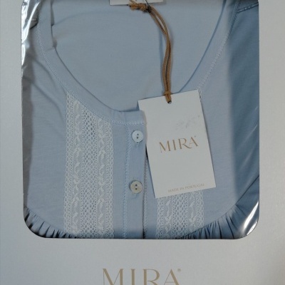 Camisa de Dormir - refª 3359 - 100% algodão  - Mira (inverno 2026)