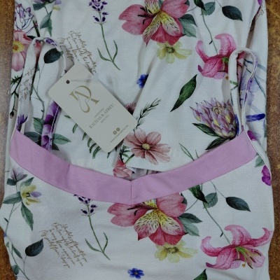 Camisa de Dormir alças - refª 26214 - 95% algodão jersey 5% elastano - R&A (verão 2026)