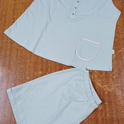 Pijama de calção e alças senhora ref 8276MS Mira (verão)