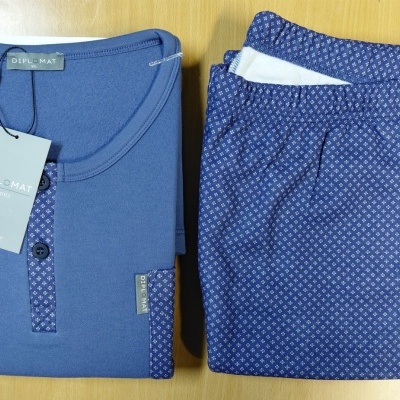 Pijama de homem cardado refª8590 - Mira (inverno 2026)