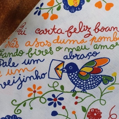 Tecido Namorados - 100% Algodão