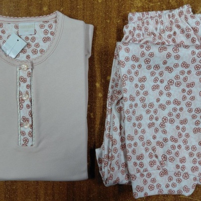 Pijama Senhora 100% algodão - refª 5215 - Desana (inverno 2025)
