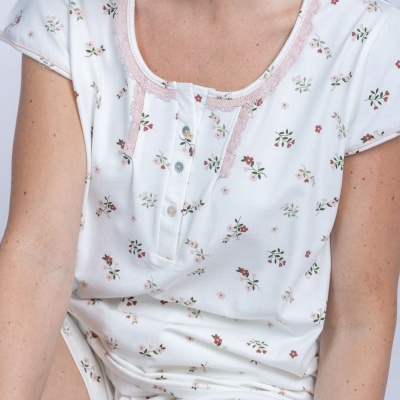 Pijama de calção  senhora ref 8465MS Mira (verão 2026)