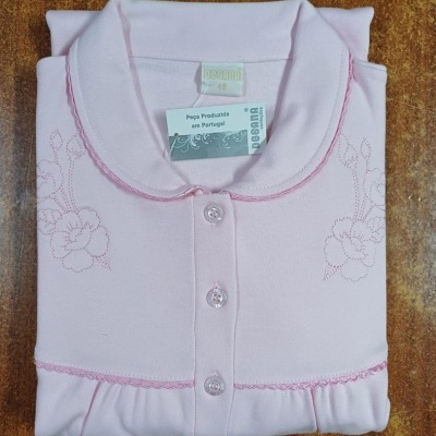 Camisa de Dormir - refª 4055 - Desana - 100% algodão (inverno)