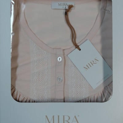 Camisa de Dormir - refª 3359 - 100% algodão  - Mira (inverno 2026)