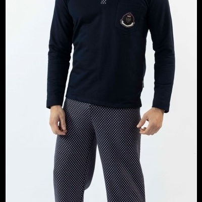 Pijama de homem refª8487 interlock - Mira (inverno 2025)