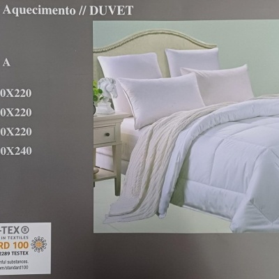 Edredão liso branco - 350g/m2