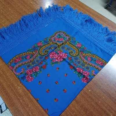 Lenço regional minhota com franja