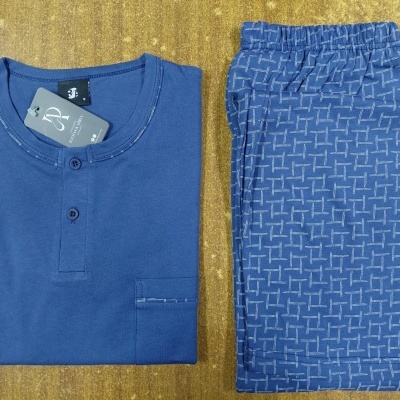 Pijama Homem - refª 25463 - R&A - jersey (inverno 2025) 100%algodão