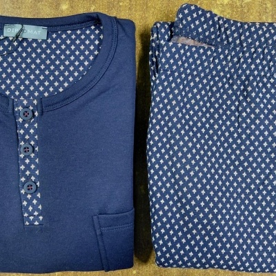 Pijama de homem refª8487 interlock - Mira (inverno 2025)