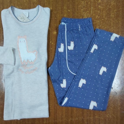 Pijama Senhora interlock - refª 25374 - R&A - (inverno 2025)