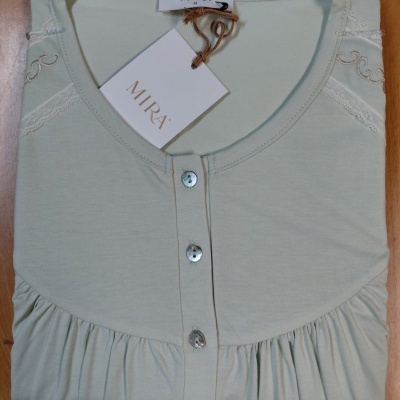 Camisa de Dormir - refª 3361 - 100% algodão  - Mira (inverno 2026)