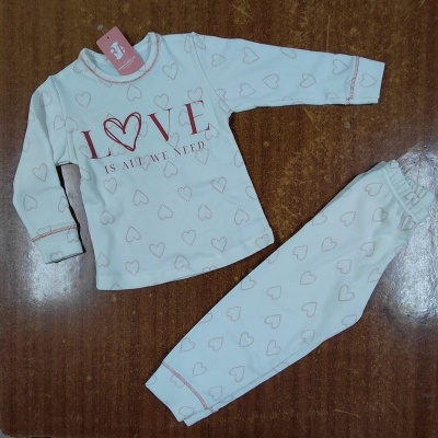 Pijama criança - refª 25556 interlock - R&A (inverno 2025)