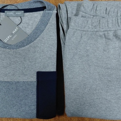 Pijama de homem refª8485 interlock - Mira (inverno 2025)