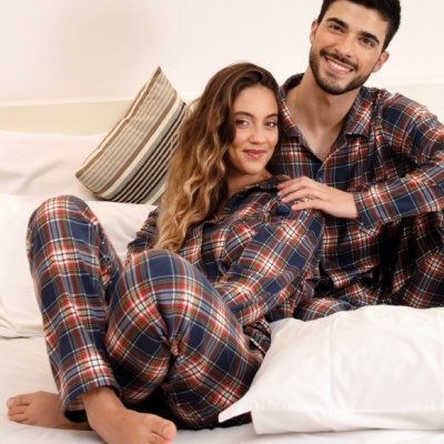 Pijama Senhora interlock - refª 25363 - R&A (inverno 2025)