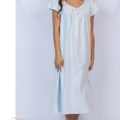 Camisa de Dormir - refª 3319MS - 100% algodão - Mira (verão 2026)