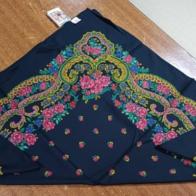 Lenço regional minhota sem franja