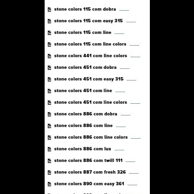 Stone Colours - SM