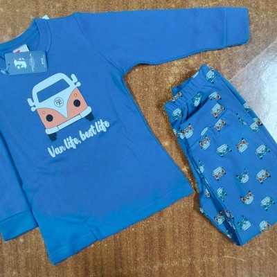 Pijama criança - refª 25562 interlock - R&A (inverno 2025)