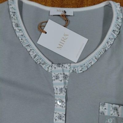 Camisa de Dormir - refª 3168MS - 100% algodão - Mira (verão)