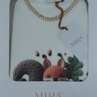 Pijama senhora ref 8433 Mira - interlock cardado - (inverno 2025)