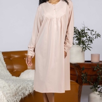 Camisa de Dormir - refª 3251 - algodão jersey - Mira (inverno 2025)