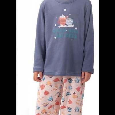Pijama criança - refª 26567 interlock - R&A (inverno 2026)