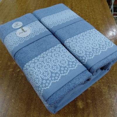 Jogo de banho - 100% algodão 400gm/m2  refª B800 - 3 ou 6 peças