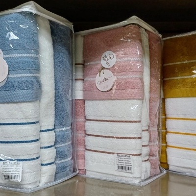 Jogo de banho - 100% algodão 550gm/m2 refª B-Listas