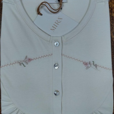 Camisa de Dormir - refª 3251 - algodão jersey - Mira (inverno 2025)