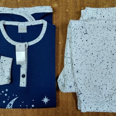 Pijama Senhora cardado - refª 5249 - Desana (inverno 2025)