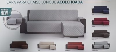 Capa chaise long - acolchoada