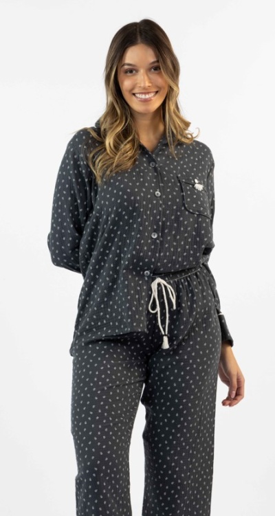 Pijama senhora ref 8424 Mira - algodão bio