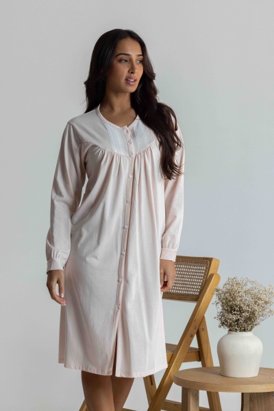 Camisa de Dormir - refª 3359 - 100% algodão  - Mira (inverno 2026)