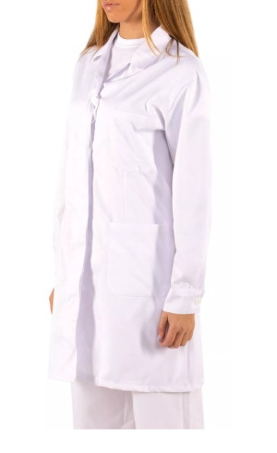 Bata de sarja abotoa ao meio - Senhora