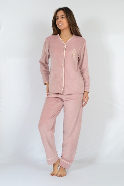 Pijama senhora veludo ref 3036 Sónia - (inverno 2026)