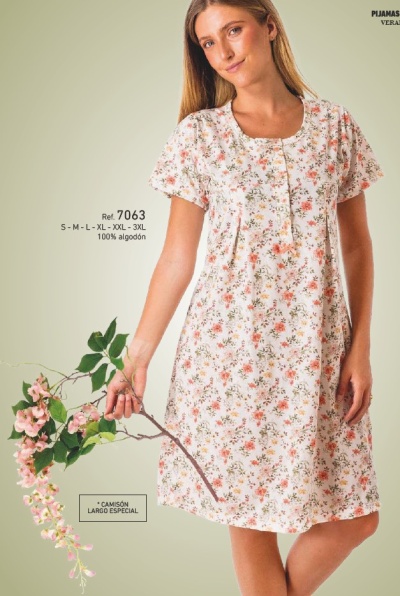 Camisa de Dormir - refª 7063 - DL (verão 2025)