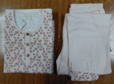 Pijama Senhora 100% algodão - refª 5207 - Desana (inverno 2025)
