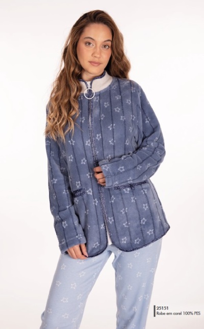 Casaco Dormir Senhora - Refª 25151 - Corel - R&A  (inverno 2025)