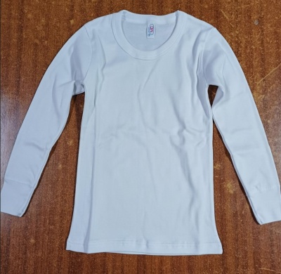 pack 3 - Camisola interior menino c/manga c/pêlo