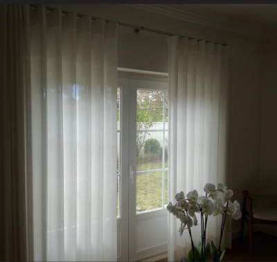 Cortinados e calhas de onda