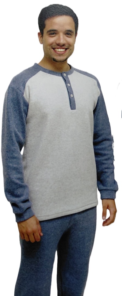 Pijama de homem polar refª5320 - Desana (inverno 2025)