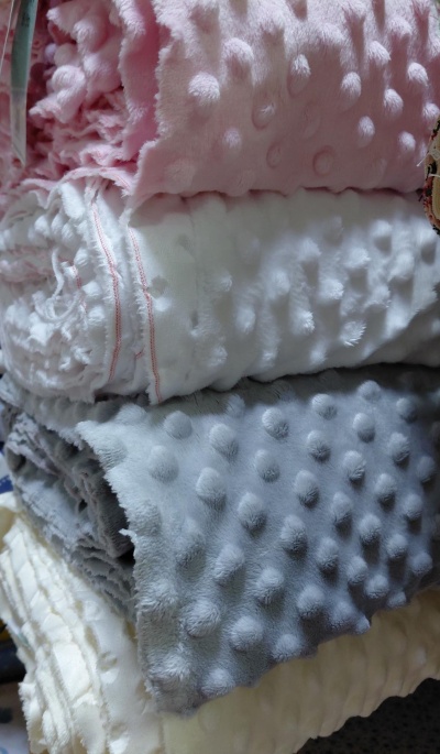 Tecido minky largura 1,60m