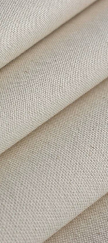 Tecido lona crú - larg.  1,00 m - 470 g/m2