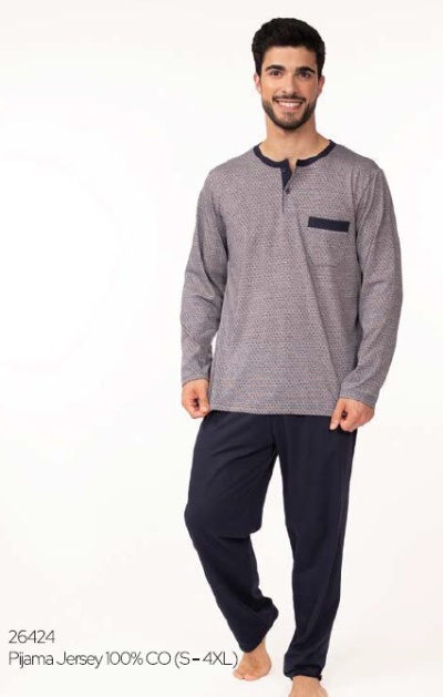 Pijama de homem refª26424 - R&A (verão 2026)