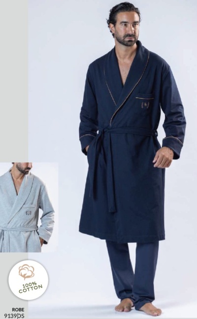 Robe Homem - Refª 9139DS - Mira (verão 2026) Felpa Italiana
