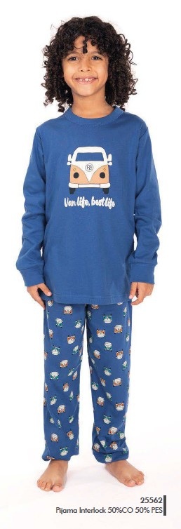 Pijama criança - refª 25562 interlock - R&A (inverno 2025)