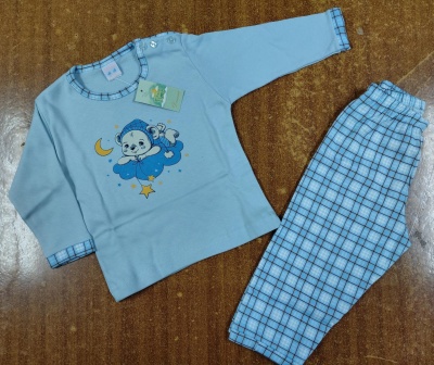 Pijama bebé 100% algodão cardado - refª 5370 - Desana (inverno 2025)